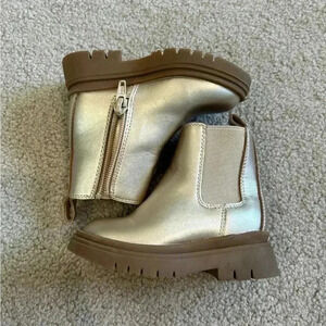 Gap Kids Ankle Boots gold size 5